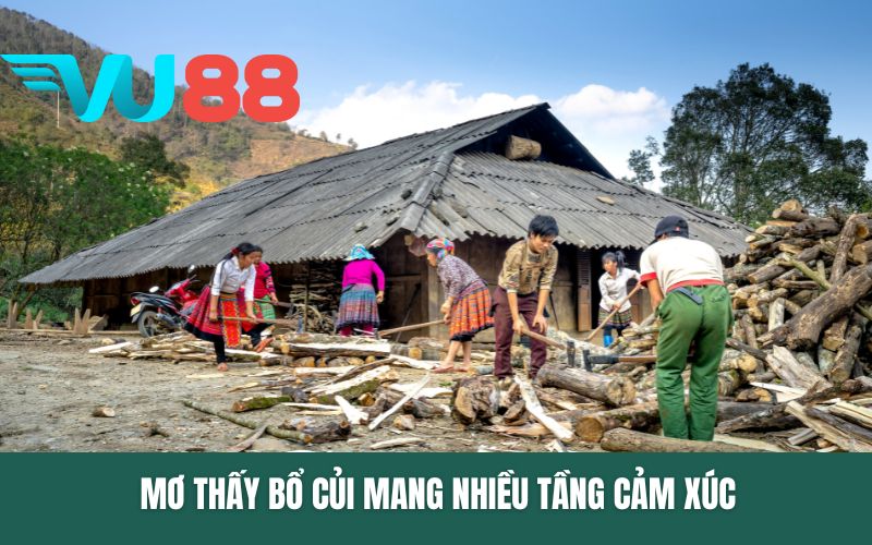 Mơ thấy bổ củi mang nhiều tầng cảm xúc