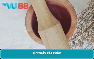 mơ thấy cái chày